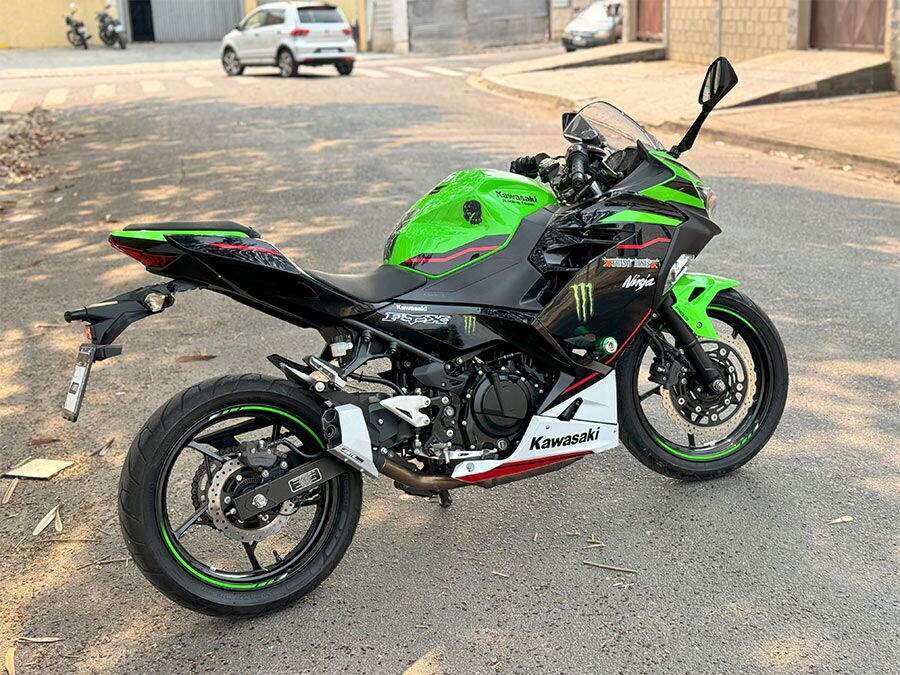 なー Escapamento esportivo com DB killer Kawasaki Ninja 400 - MTG