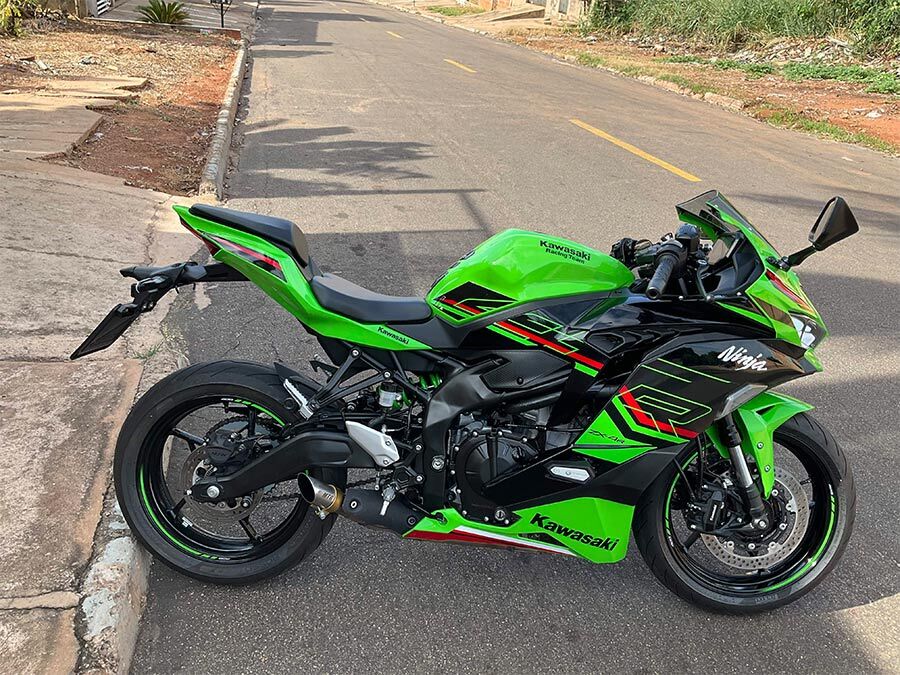 Ponteira de escapamento direta inox Kawasaki ZX-4RR 2023 direta - MTG