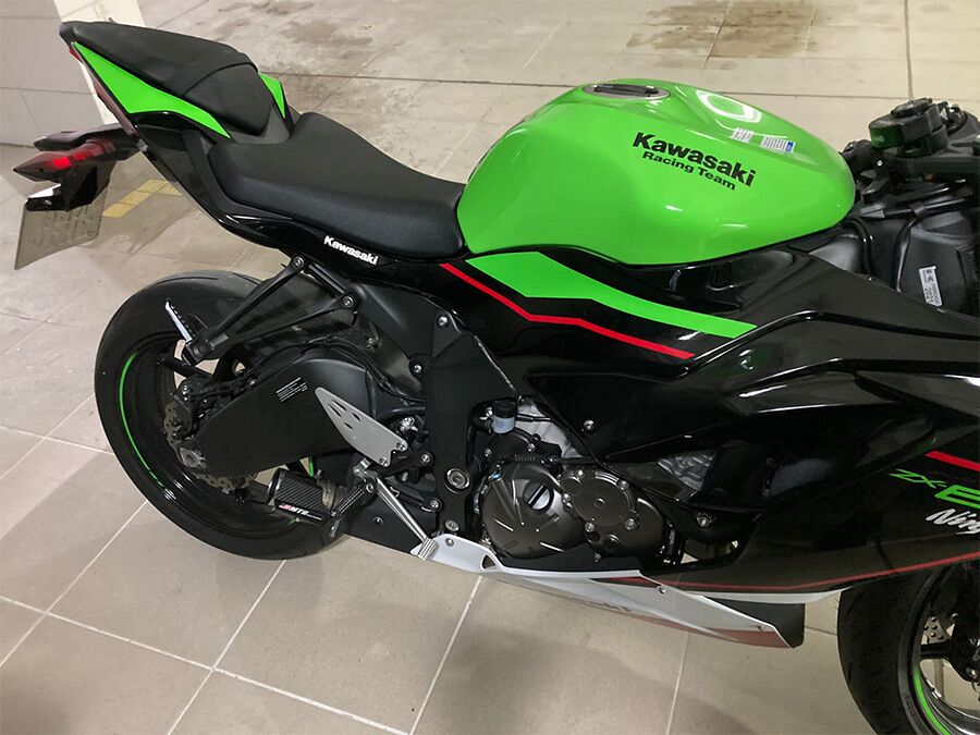 。 XL Transalp 750 2023 - 2024 Exhaust System 300mm Tri Oval Black